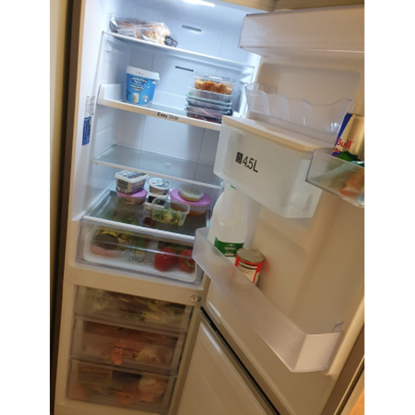 RB31FDRNDSA – freestanding – 308 litres – A+ – metallic fridge-freezer – fridge-freezers (freestanding, graphite, metallic, up-right, LED, glass, 308 litres) [Energy Class A+]