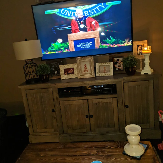 【Furniture】Casserly Solid Wood TV Stand for TVs up to 88