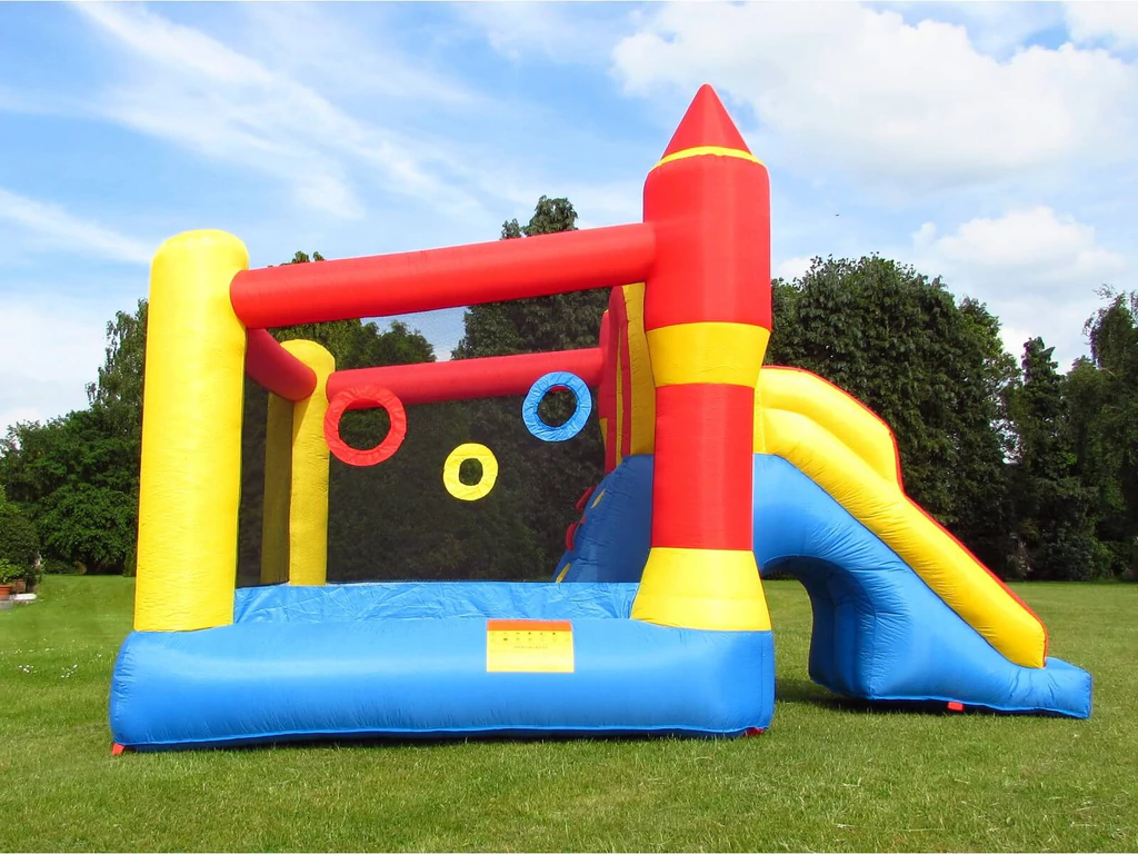 BEBOP ULTIMATE COMBO KIDS BOUNCY CASTLE AND SLIDE.