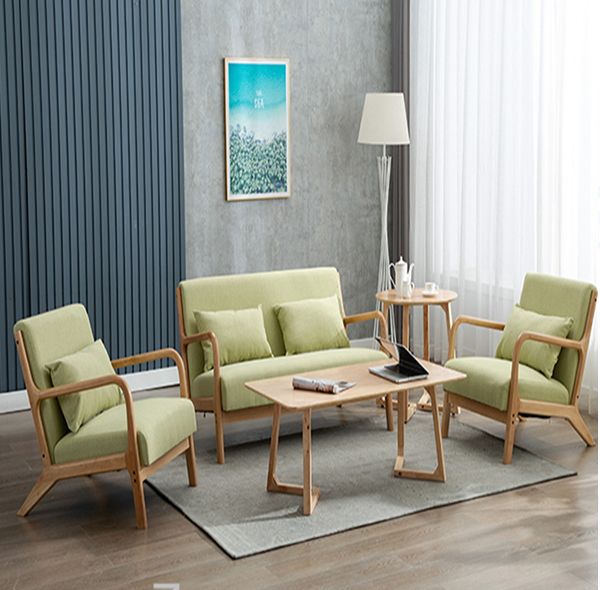 Shintenchi 4-piece indoor and outdoor patio furniture set, sofa, glass coffee table