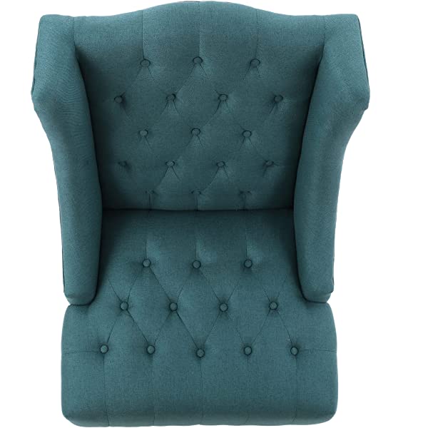 Christopher Knight Home Toddman High-Back Fabric Club Chair, Dark Charcoal