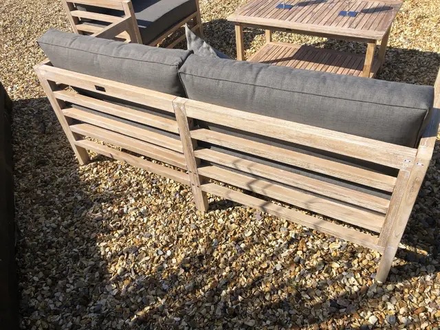 Teak Garden Sofa Combination with Coffee Table