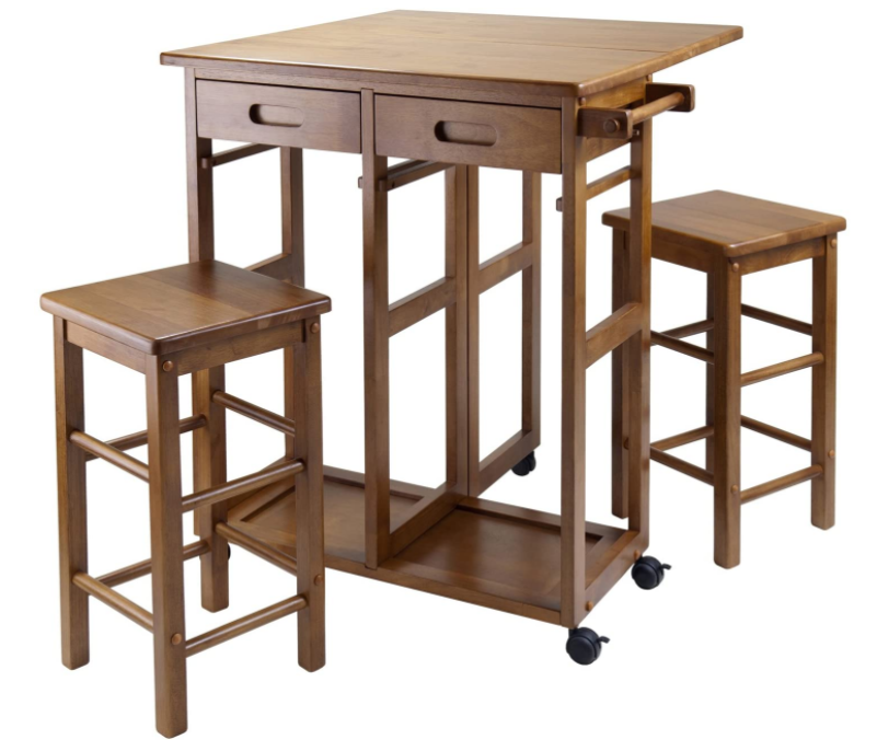 Winsome Wood Suzanne kitchen, square, teak