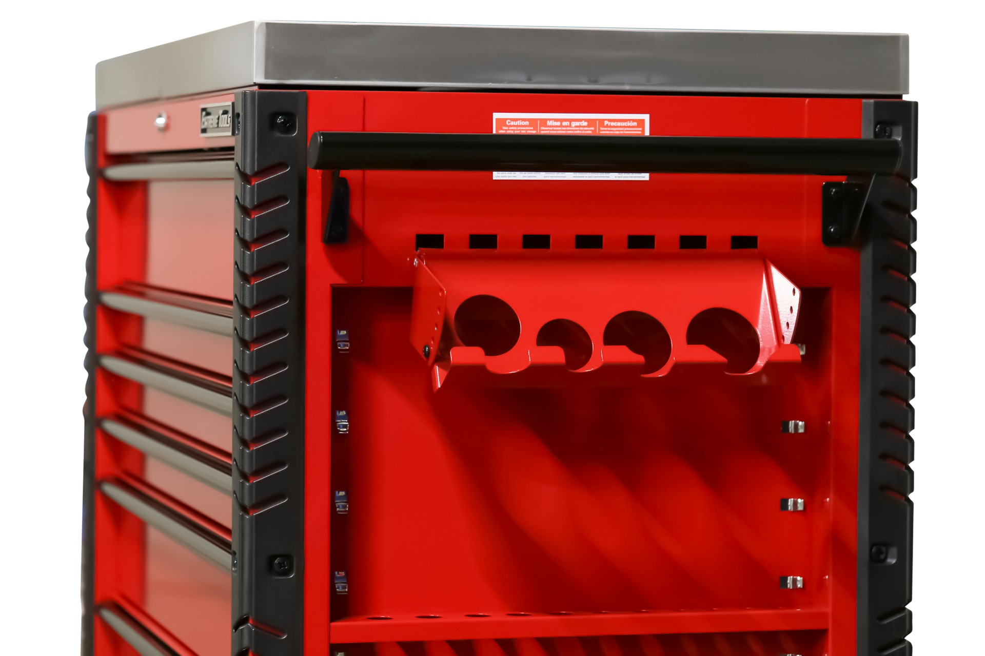 used toolboxExtreme Tools 41 6-Drawer Deluxe Tool Cart with Pry Bar Holders And Stainless Steel Slide Top