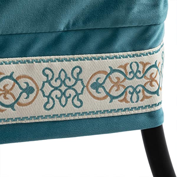 AbocoFur Modern Large Cotton Fabric Lazy Chair，Accent Contemporary Lounge Chair, Single Steel Frame Leisure Sofa Chair with Armrests and A Side Pocket, Beige