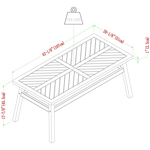 Walker Edison 5 Person Outdoor Wood Chevron Patio Furniture Dining Set Table Chairs Bench All Weather Backyard Conversation Garden Poolside Balcony, 4 Piece, Brown Brown 4 Piece Dining Set