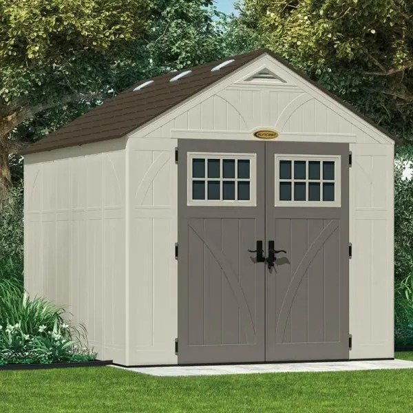 Storage Shed 8' x 10' Heavy Duty Resin Tremont