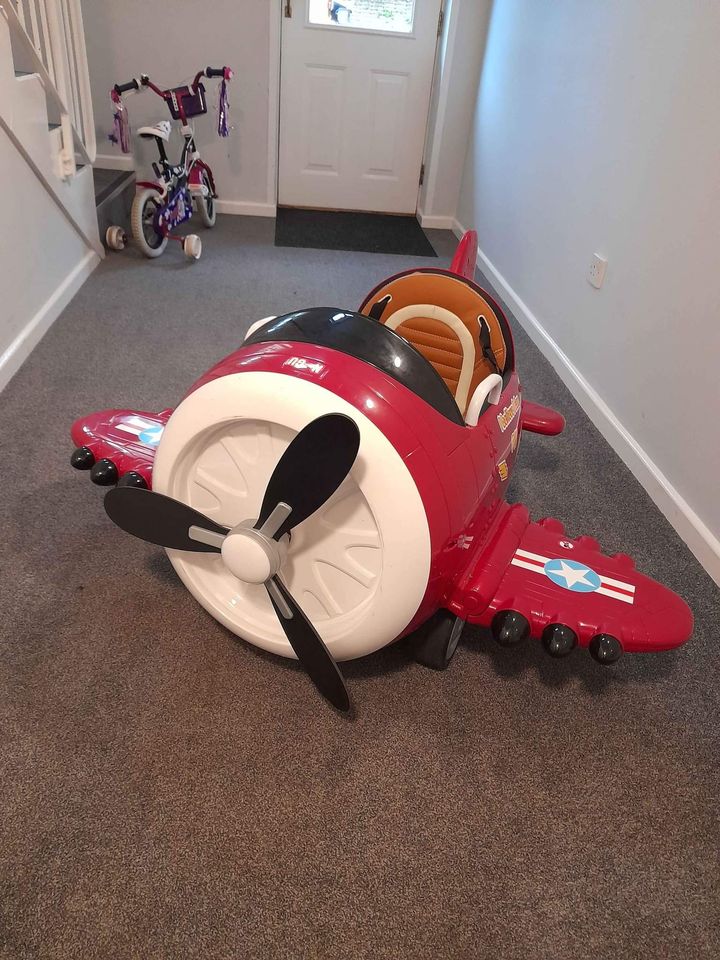 12v Ride On Airplane