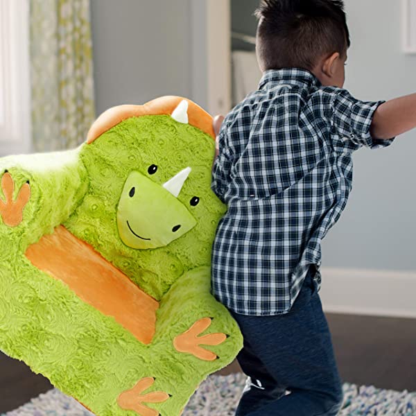 Soft Landing Fox Sweet Seats | Premium Character Chair with Carrying Handle & Side Pockets – Orange