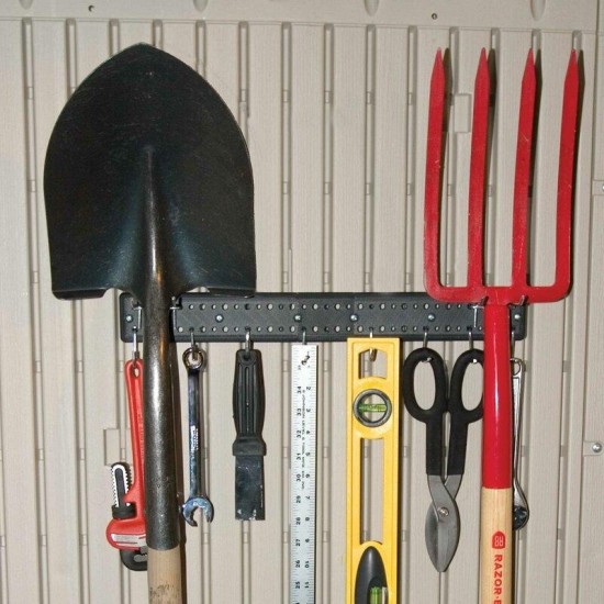 8 Ft. W x 10 Ft. D Plastic Traditional Storage Shed