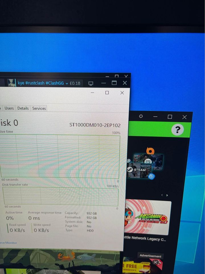 Full gaming set up specs shown on pictures