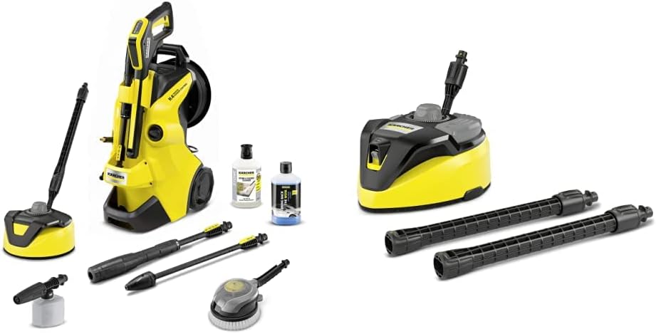 Kärcher K 4 Premium Power Control Car & Home high pressure washer: Intelligent app support - the right solution for heavier soiling - incl. hose reel and car & home kit