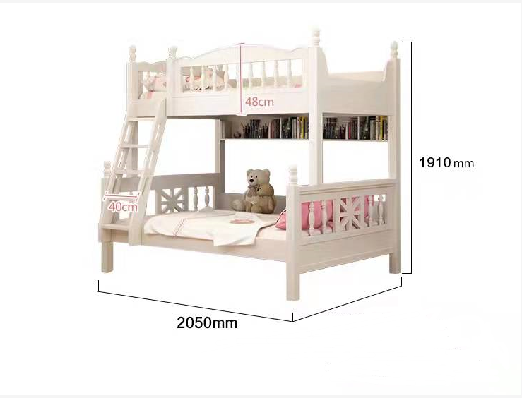 Germany imported solid wood bunk bed high and low bed bunk bed multifunctional