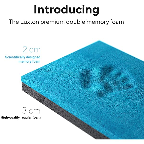 Luxton Home Premium Memory Foam Massage Table - Easy Set Up - Foldable & Portable with Carrying Case