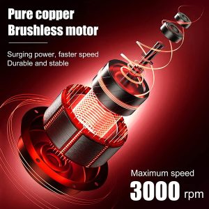 Mini chainsaw battery powered, 6 inch (approximately 15.2 cm) electric cordless chainsaw