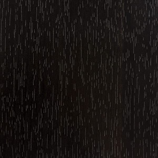 Walker Edison Modern 4 Drawer Sliding Door Wood Cabinet Buffet Entryway Serving Storage Cabinet Doors Dining Room Console, 59 Inch, Black and Dark Walnut