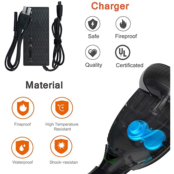 TOMOLOO Hoverboard for Kids and Adult, Hover Board Self Balancing Scooter 6.5