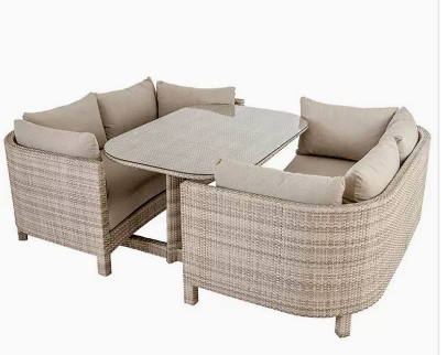 Outdoor sofa rattan furniture rattan chair leisure combination.