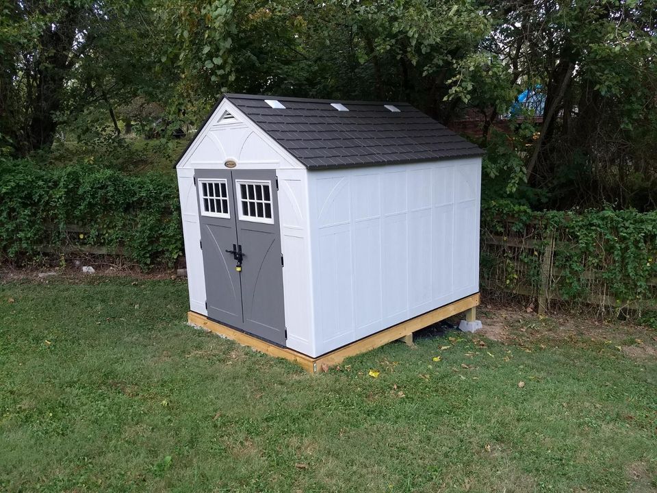 Storage Shed 8' x 10' Heavy Duty Resin Tremont