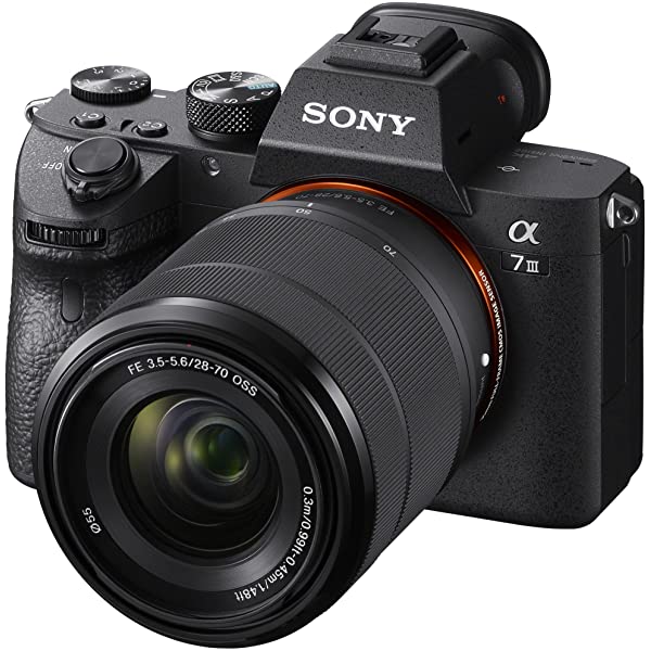 Sony a7 III ILCE7M3/B Full-Frame Mirrorless Interchangeable-Lens Camera with 3-Inch LCD, Body Only,Base Configuration,Black Body Only Base