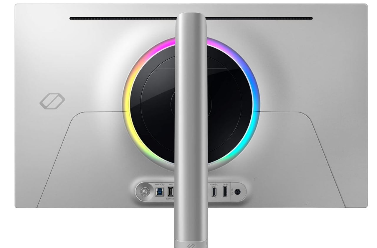 Samsung Odyssey G6 Curved Smart Gaming Monitor with Speaker - QHD 2560x1440, 240Hz, 1ms, Speaker, HDMI 2.1, Full Smart Platform, Freesync Premium Pro, Height Adjustment