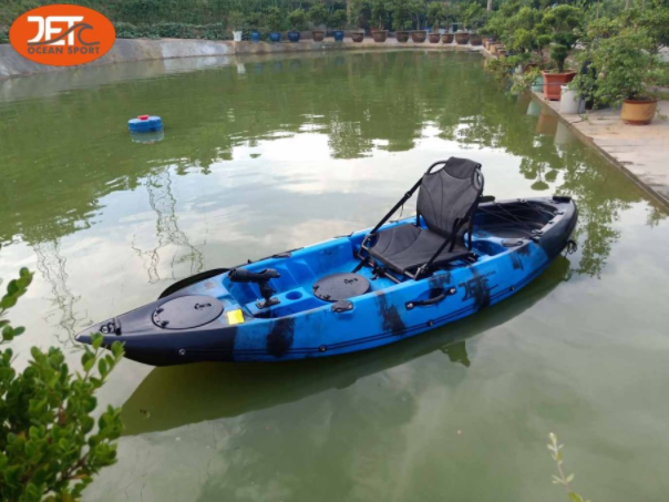 JET TOUR 9'(1) 2.78M SINGLE SIT ON TOP FISHING KAYAK WITH ALUMINIUM SEAT