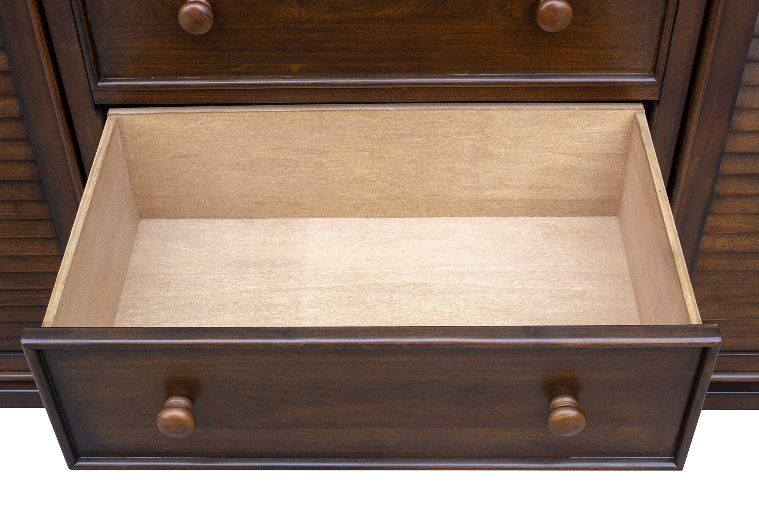 【Furniture】Bahama Shutter Wood Armoire, Tropical walnut