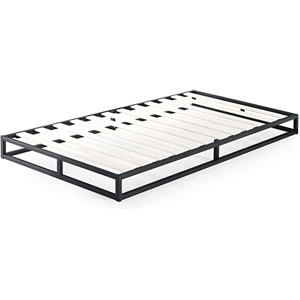 ZINUS Joseph Metal Platforma Bed Frame / Mattress Foundation / Wood Slat Support / No Box Spring Needed / Sturdy Steel Structure, Queen Queen 14 Inch