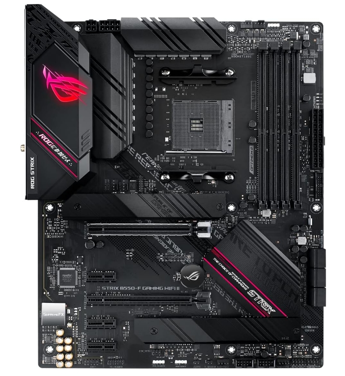 ASUS ROG STRIX B550-F GAMING WIFI II - Motherboard - ATX - Socket AM4 - AMD B550 Chipset - USB-C Gen2, USB 3.2 Gen 1