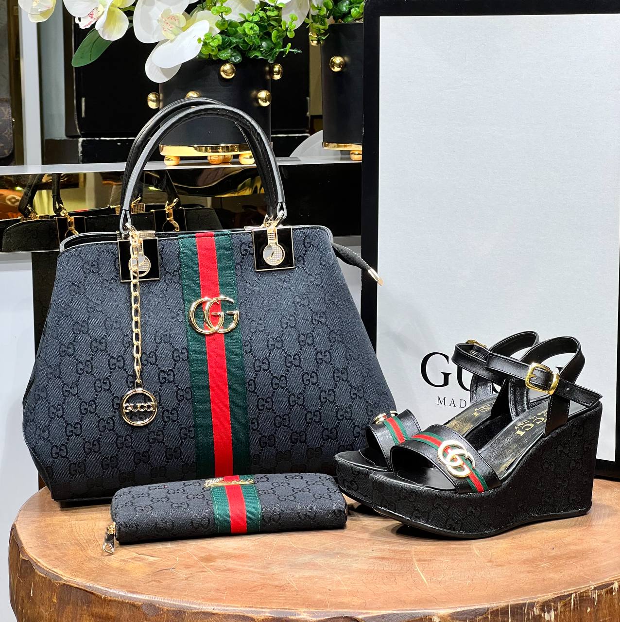 Bag,Shoes and Wallet Combine