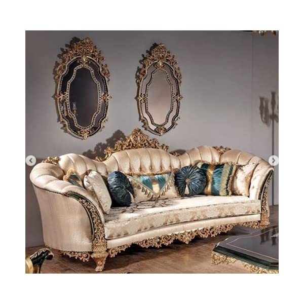 Living Room Set with Dinning Table and Chair with Console and Two Mirrors