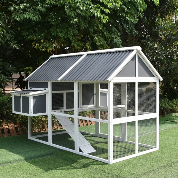 SUPER LARGE OUTDOOR WOODEN CHICKEN COOP/POULTRY CAGE/PET HOUSE