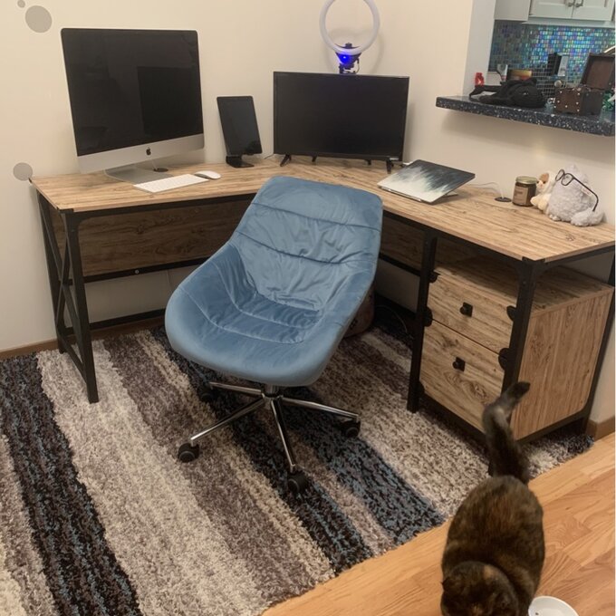 【Furniture】Hovey L-Shape Executive Desk