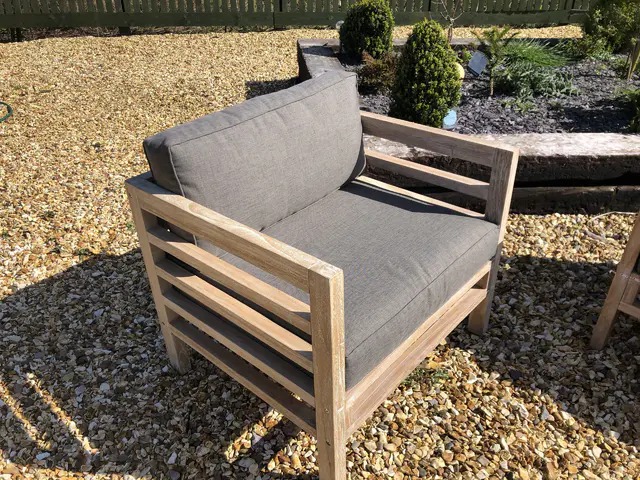 Teak Garden Sofa Combination with Coffee Table