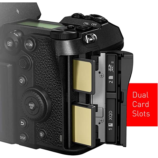 Panasonic LUMIX S1R Full Frame Mirrorless Camera with 47.3MP MOS High Resolution Sensor, 24-105mm F4 L-Mount S Series Lens, 4K HDR Video and 3.2” LCD - DC-S1RMK w/ 24-105mm Base