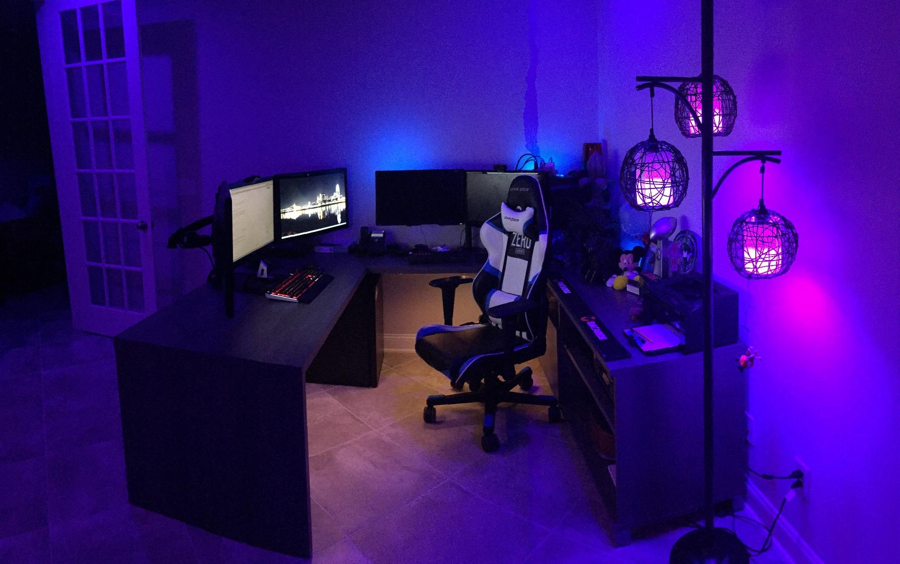 【Furniture】Bestar Pro-Linea U-Desk, Bark Grey