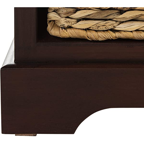 Safavieh American Homes Damien 3-Drawer Storage Unit, Dark Cherry