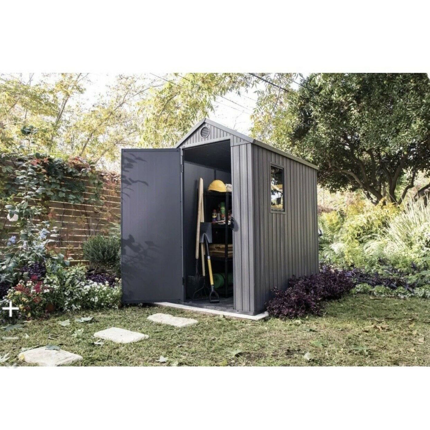 Keter Darwin Shed Grey 6 X 4 Ft Waterproof Garden Storage Shed Cheapest